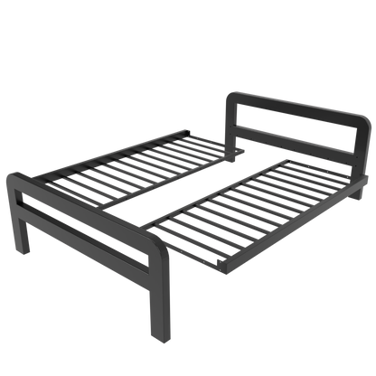 Letto in metallo Kovová posteľ Ryka Round otvorená (profil 120 x 60 mm)