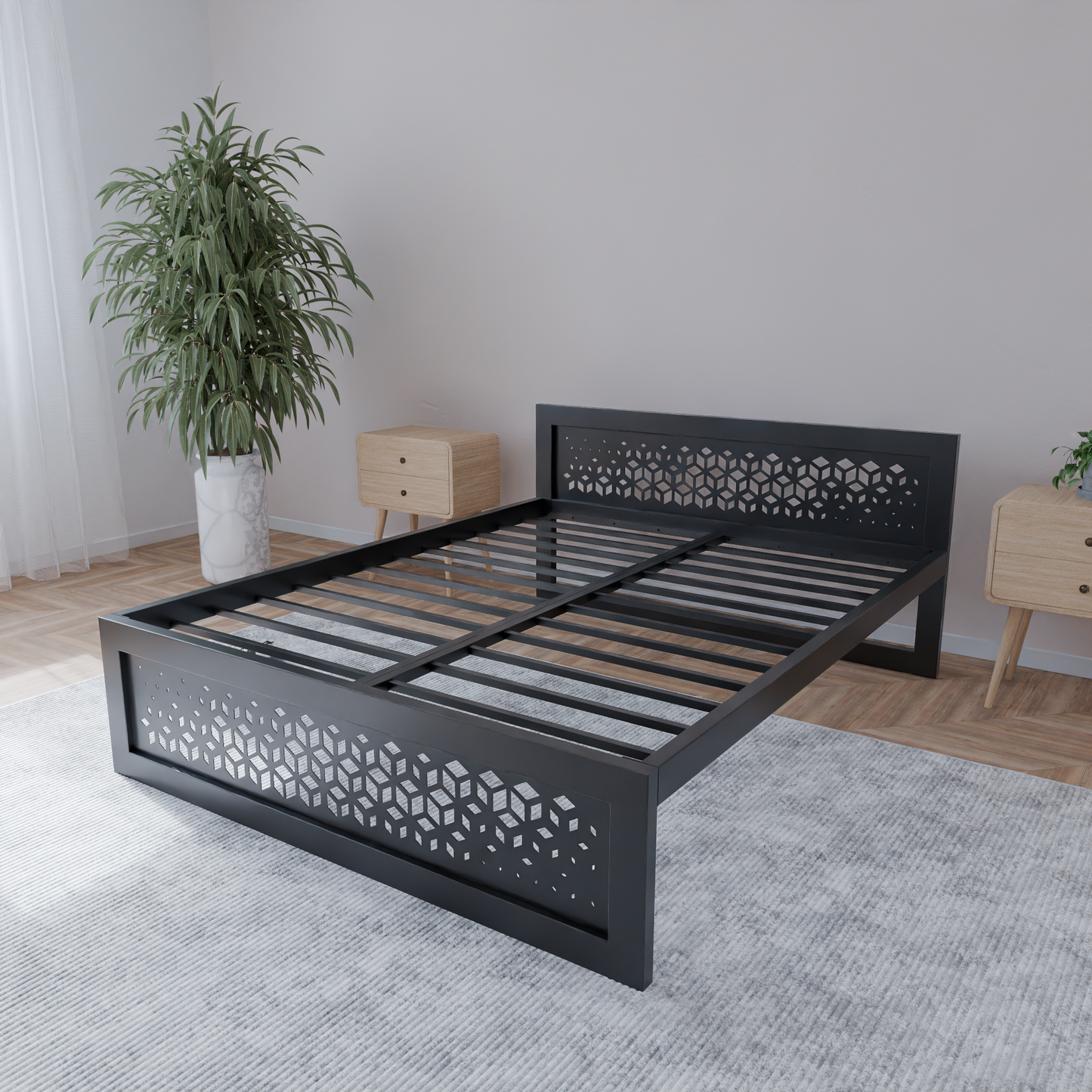 Letto in metallo Kovová posteľ Ryka Perfor M13