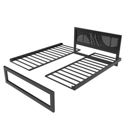 Letto in metallo Kovová posteľ Ryka Standard M17