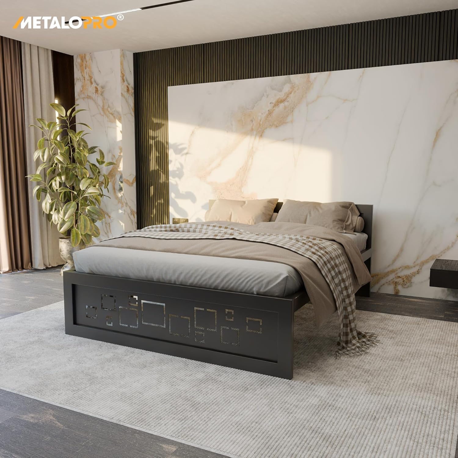 Letto in metallo Kovová posteľ Ryka Perfor M12