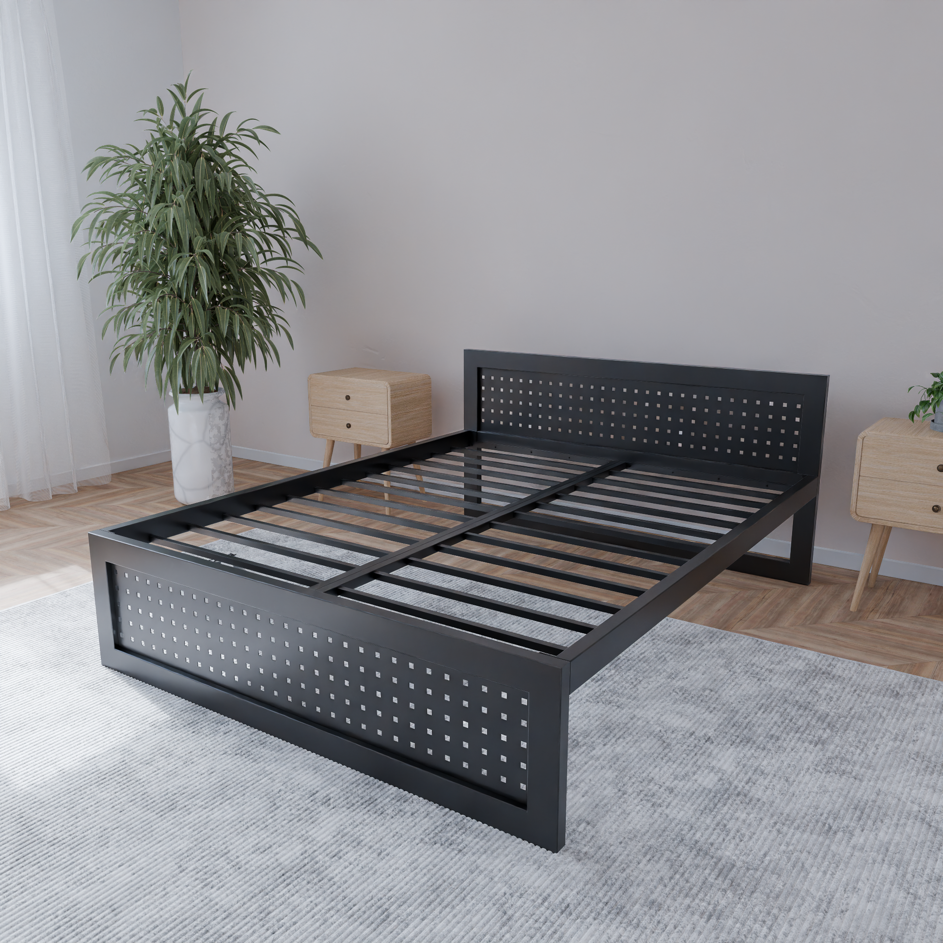 Letto in metallo Kovová posteľ Ryka Perfor M18