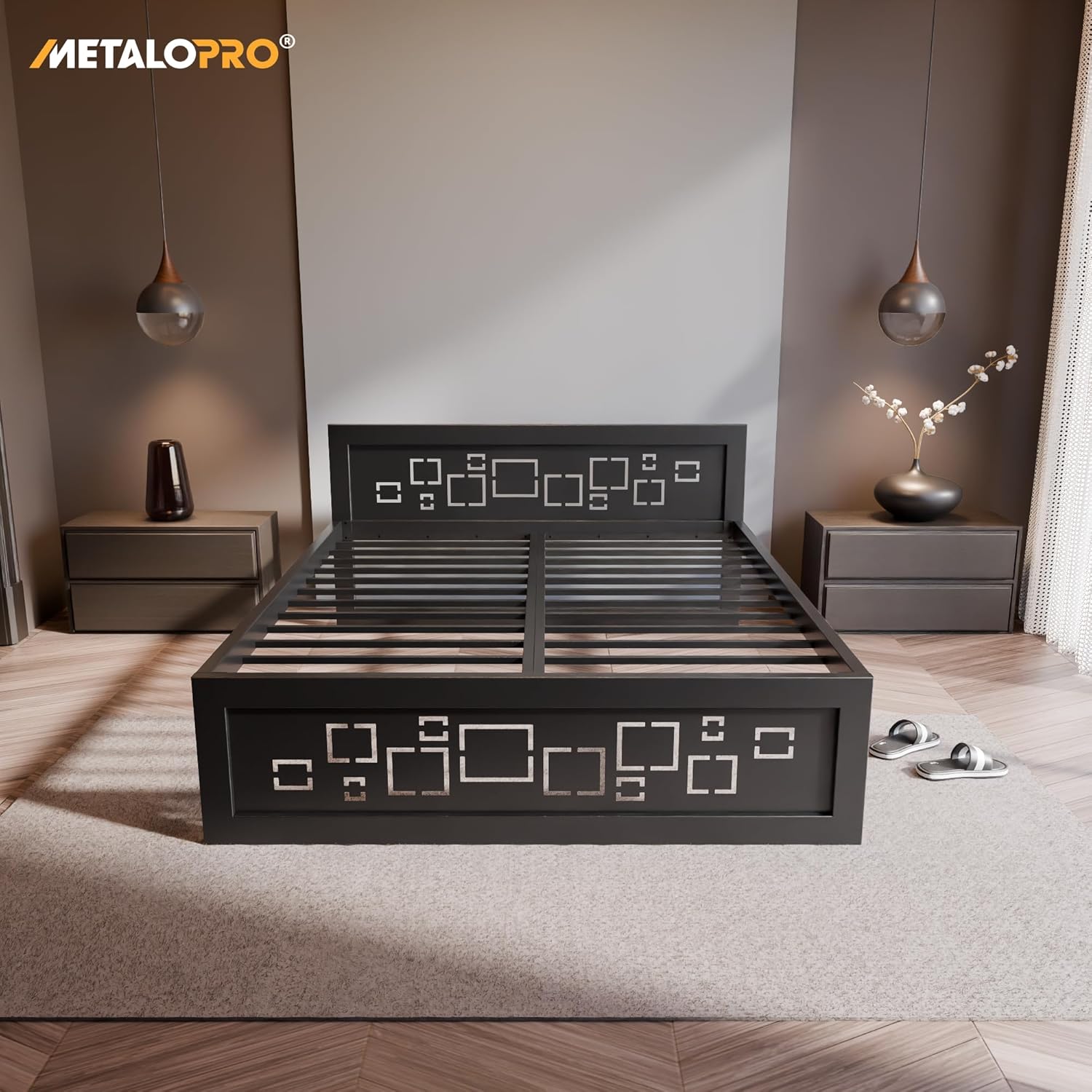 Letto in metallo Kovová posteľ Ryka Perfor M12