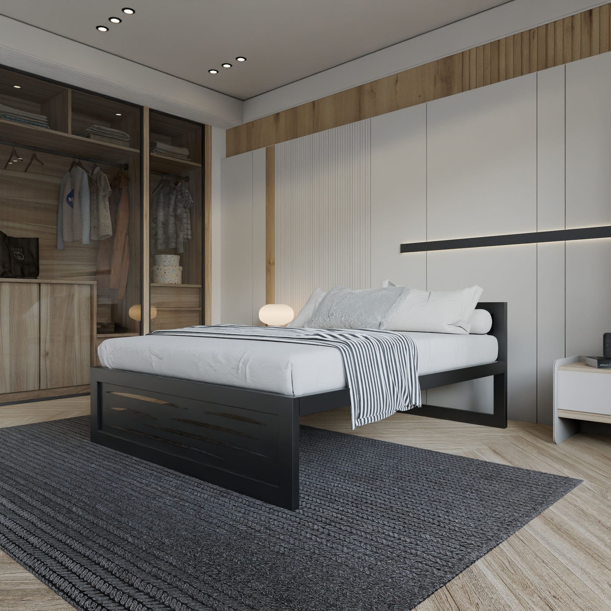 Letto in metallo Kovová posteľ Ryka Perfor M14