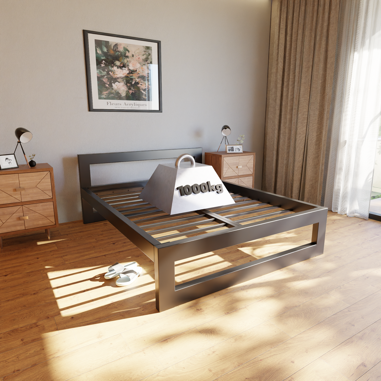 Letto in metallo Kovová posteľ Ryka Classic Xtreme