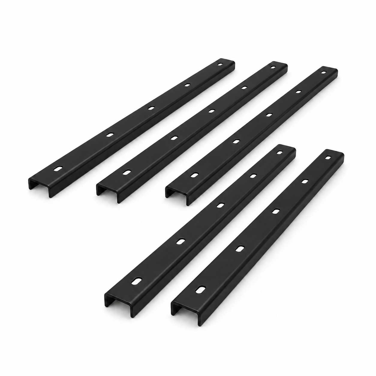 Rinforzi per piano tavolo - Výstuhy pod stolovú dosku – U-profil čierny (set 3 ks)