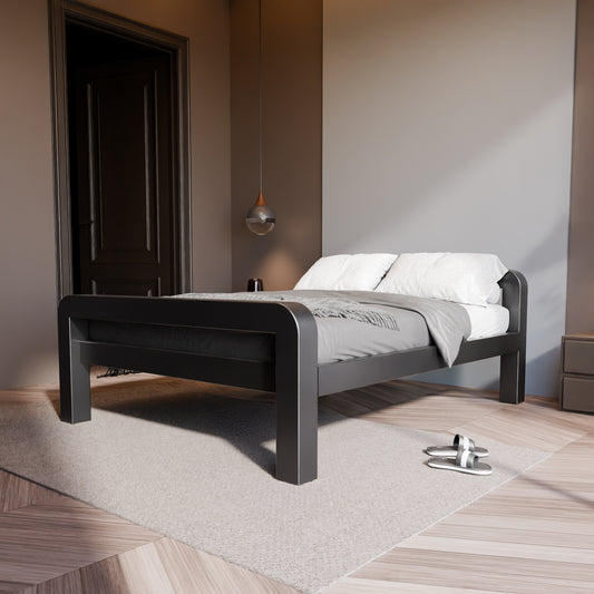 Letto in metallo Kovová posteľ Ryka Round otvorená (profil 120 x 120 mm)