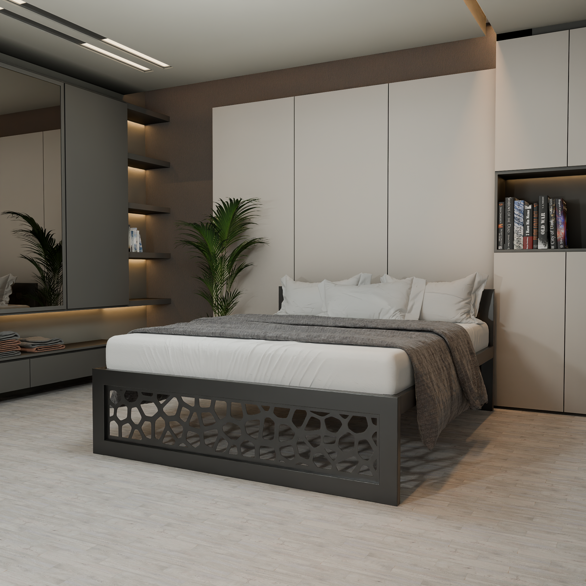 Letto in metallo Kovová posteľ Ryka Perfor M19
