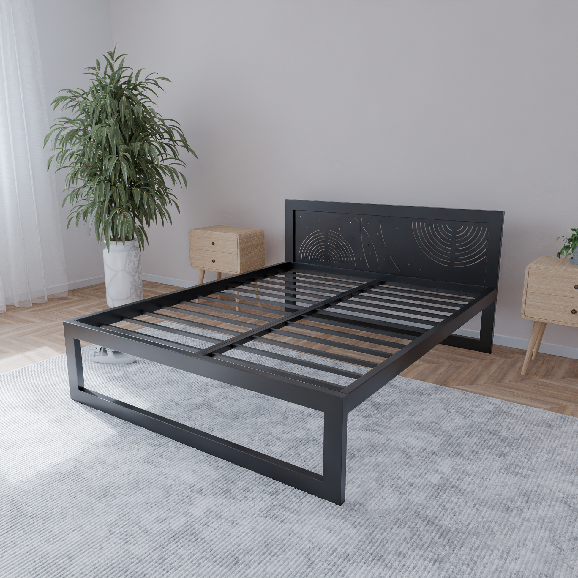 Letto in metallo Kovová posteľ Ryka Standard M18