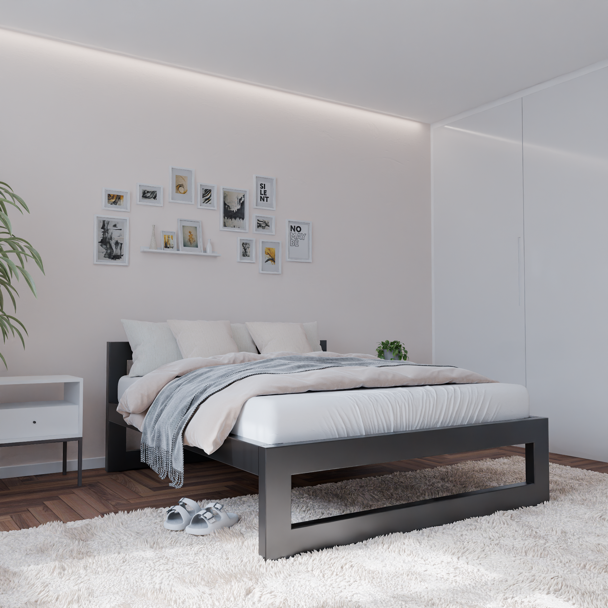 Letto in metallo Kovová posteľ Ryka Classic Xtreme