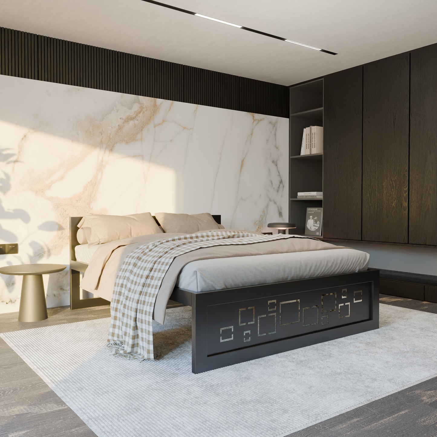 Letto in metallo Kovová posteľ Ryka Perfor M12