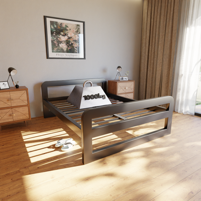 Letto in metallo Kovová posteľ Ryka Round uzavretá (profil 120 x 160 mm)