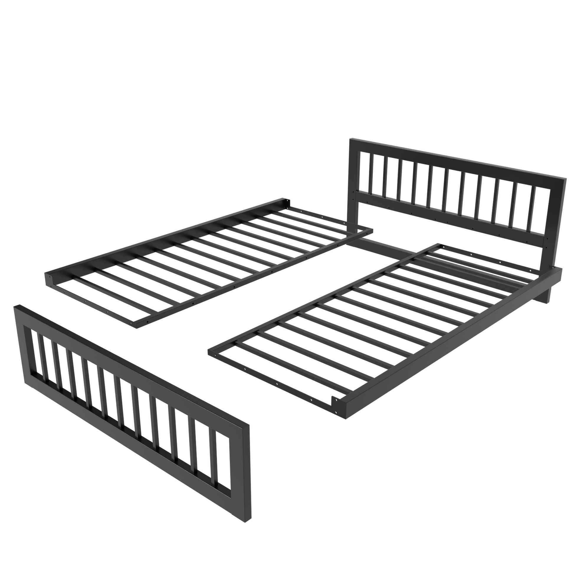 Letto in metallo Kovová posteľ Ryka Vertical