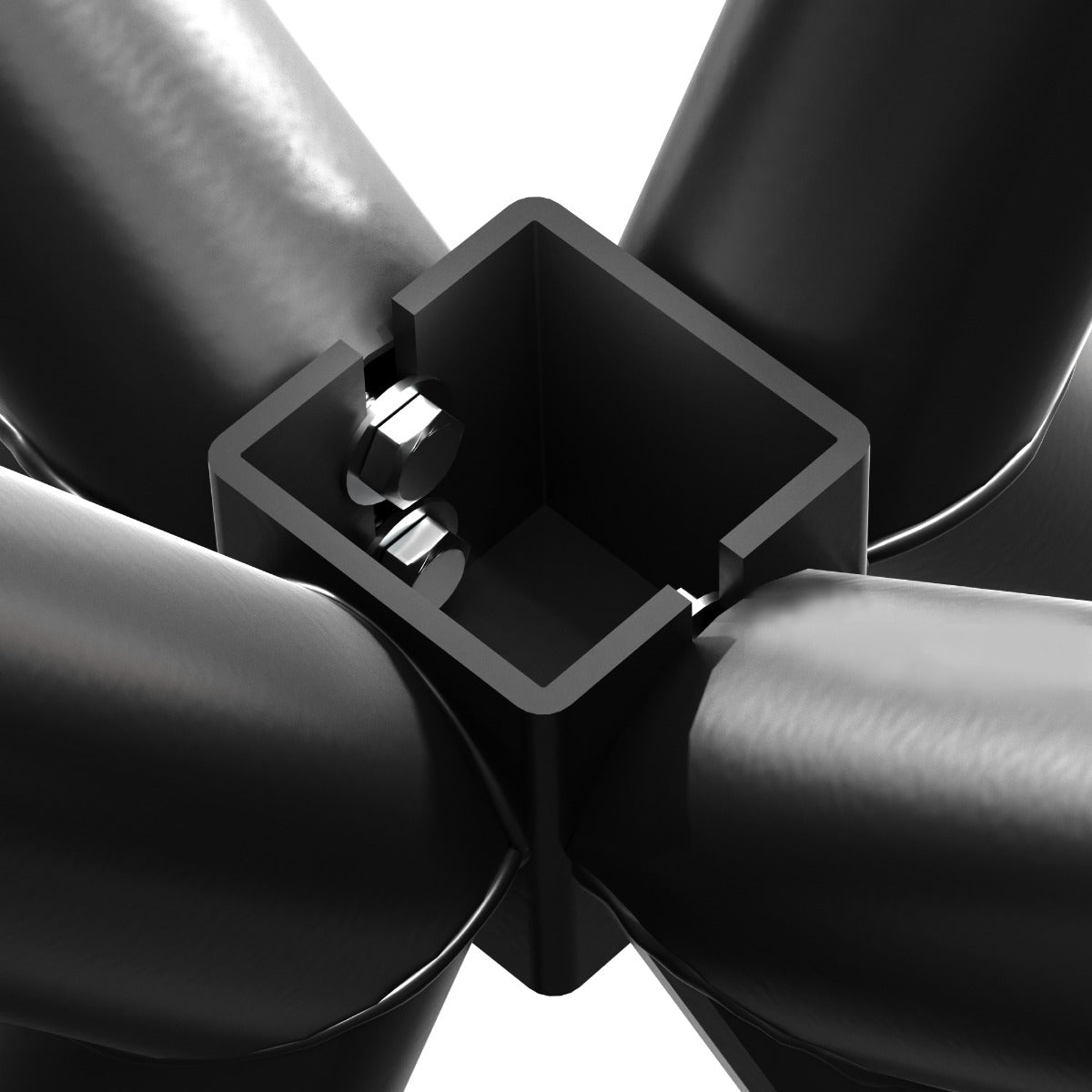 Gamba per tavolo in metallo Acamar Pipe