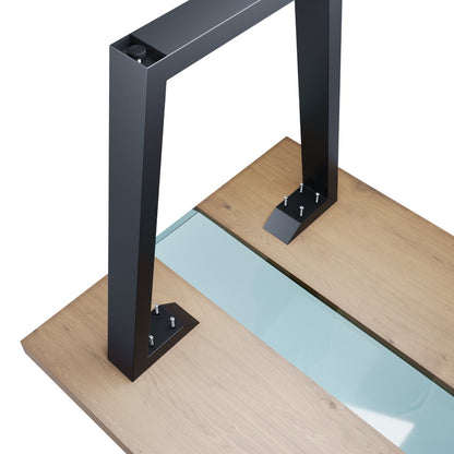 Gamba per tavolo in metallo Atria Epox Lite