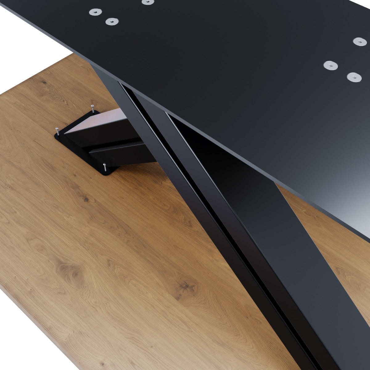Gamba per tavolo in metallo Arrakis