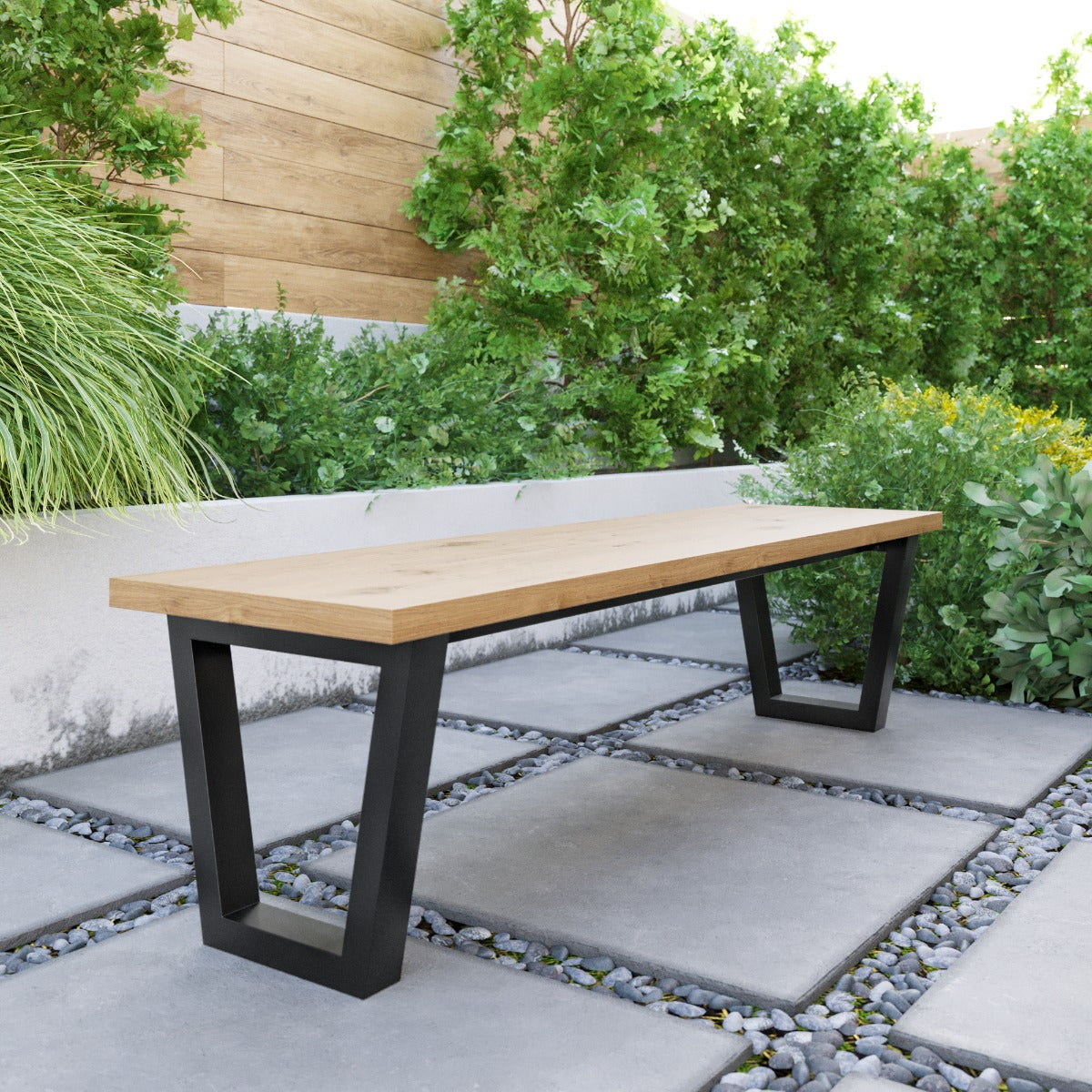 Gambe per panca in metallo Atria