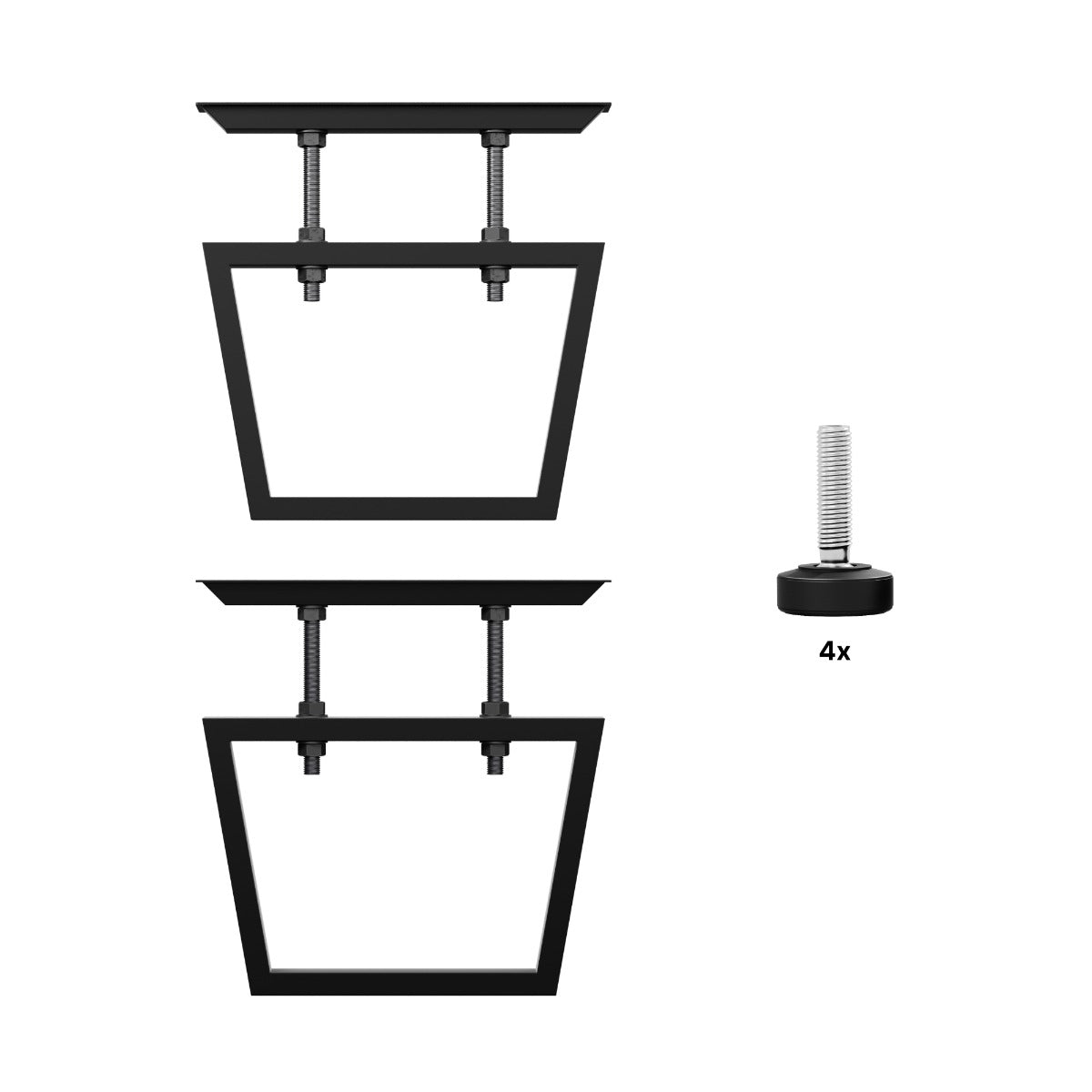 Gambe per tavolo in metallo Atria Screw