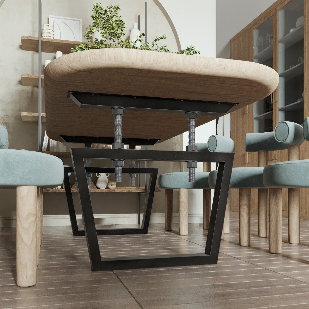 Gambe per tavolo in metallo Atria Screw