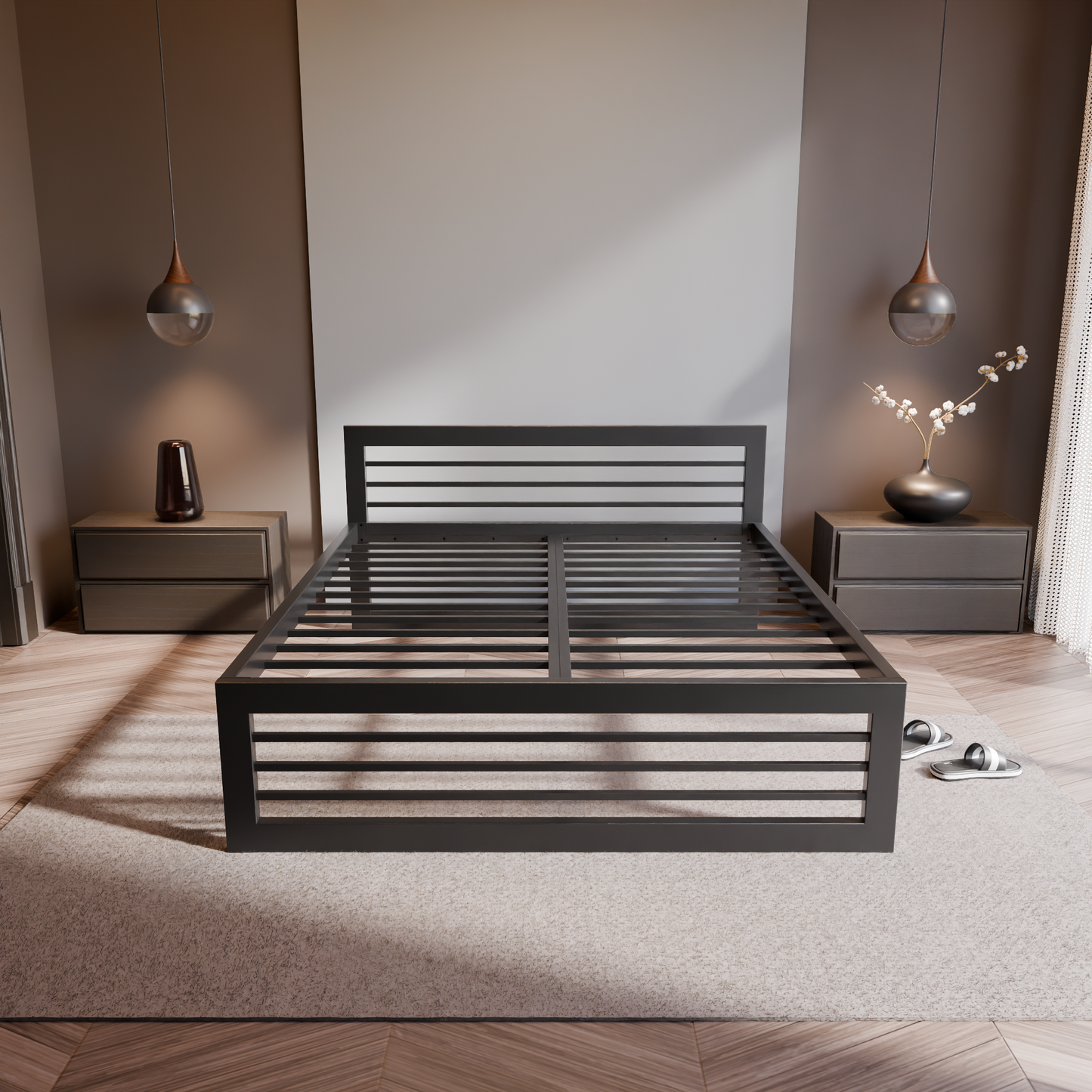 Letto in metallo Kovová posteľ Ryka Horizont