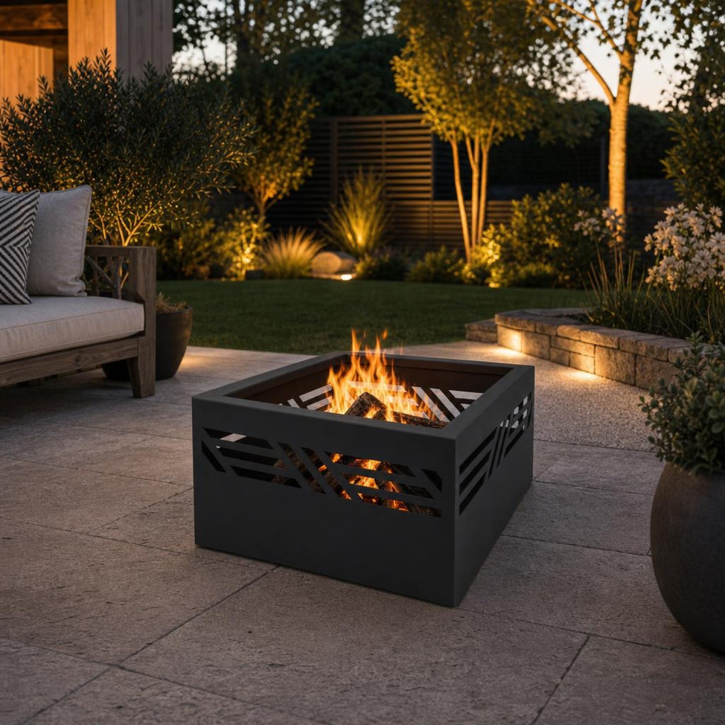 Braciere da giardino in metallo Morion M5