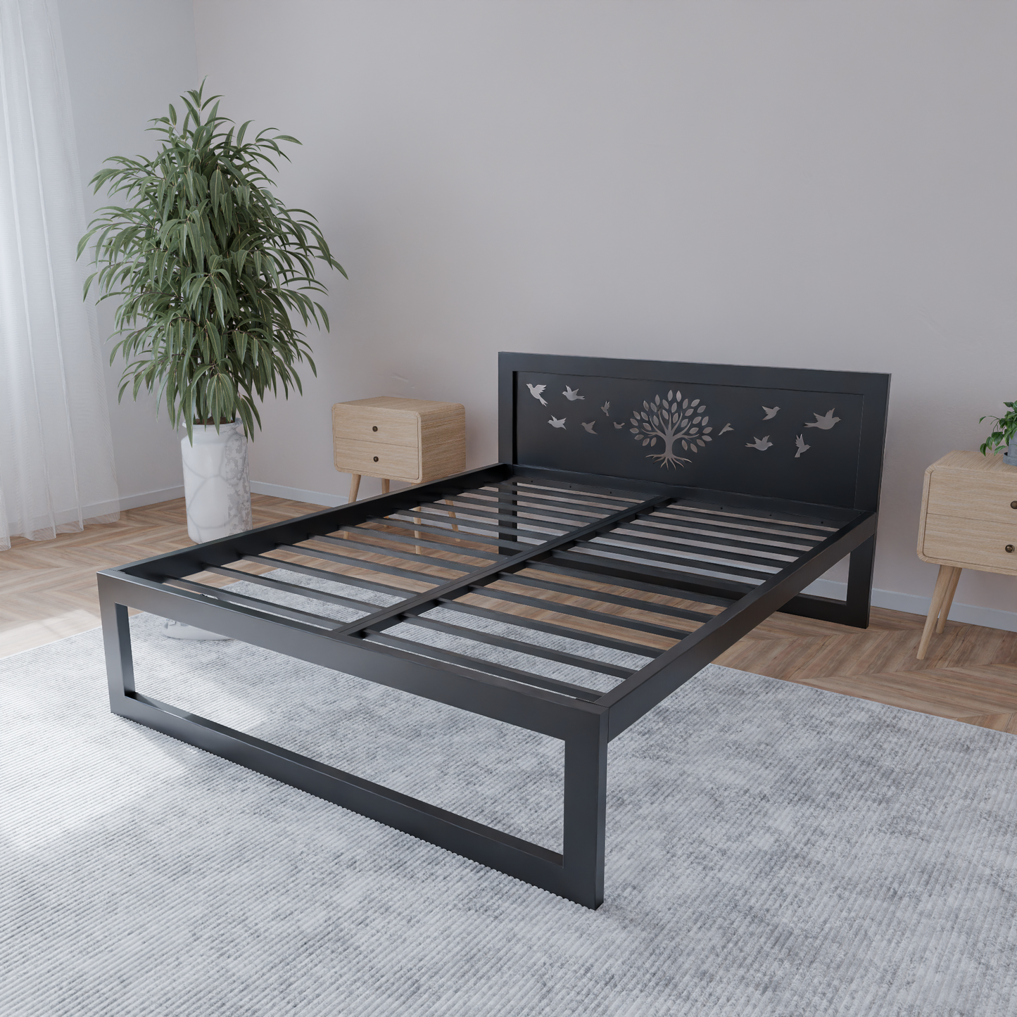 Letto in metallo Kovová posteľ Ryka Standard M4