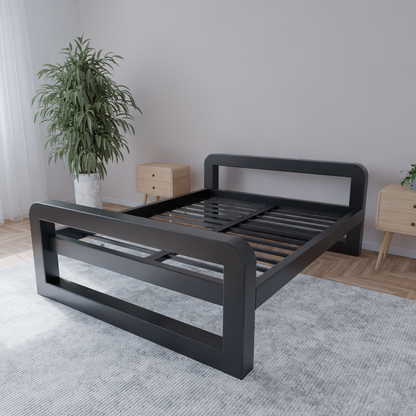 Letto in metallo Kovová posteľ Ryka Round uzavretá (profil 120 x 120 mm)