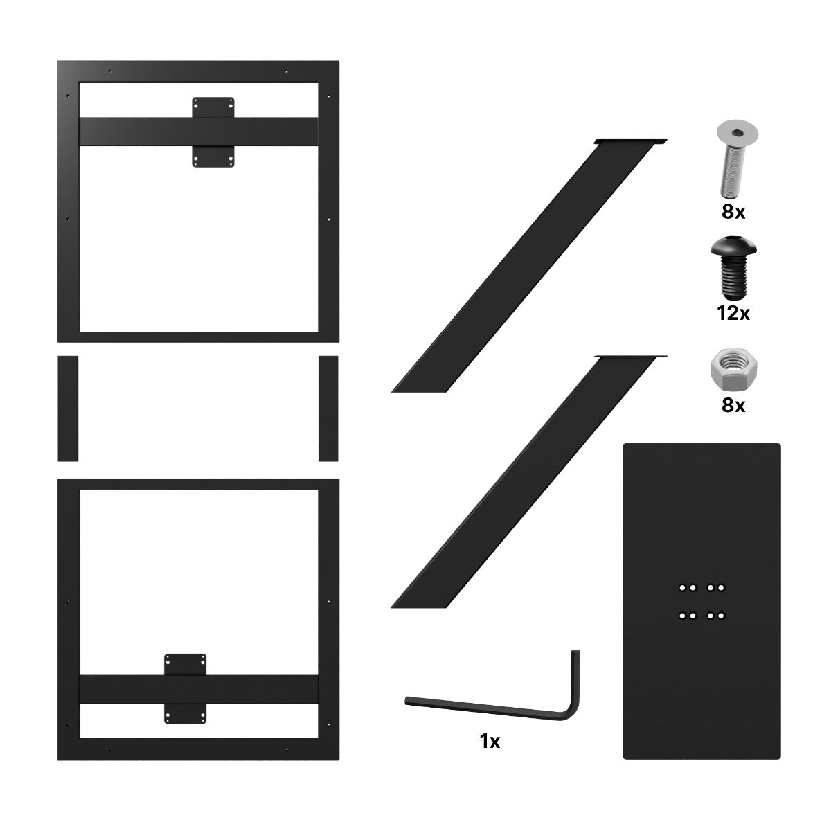Gamba per tavolo in metallo Thuban Frame
