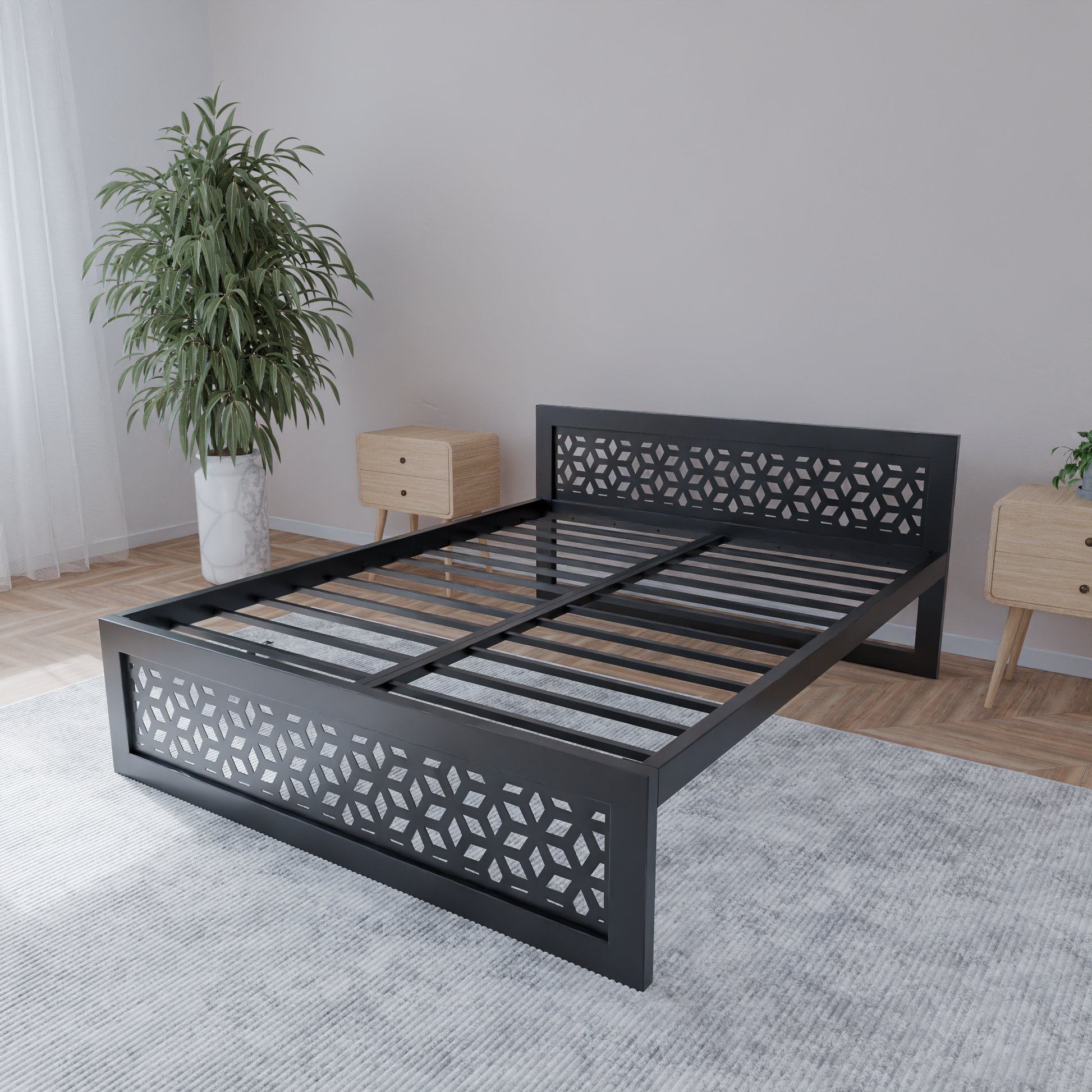 Letto in metallo Kovová posteľ Ryka Perfor M7