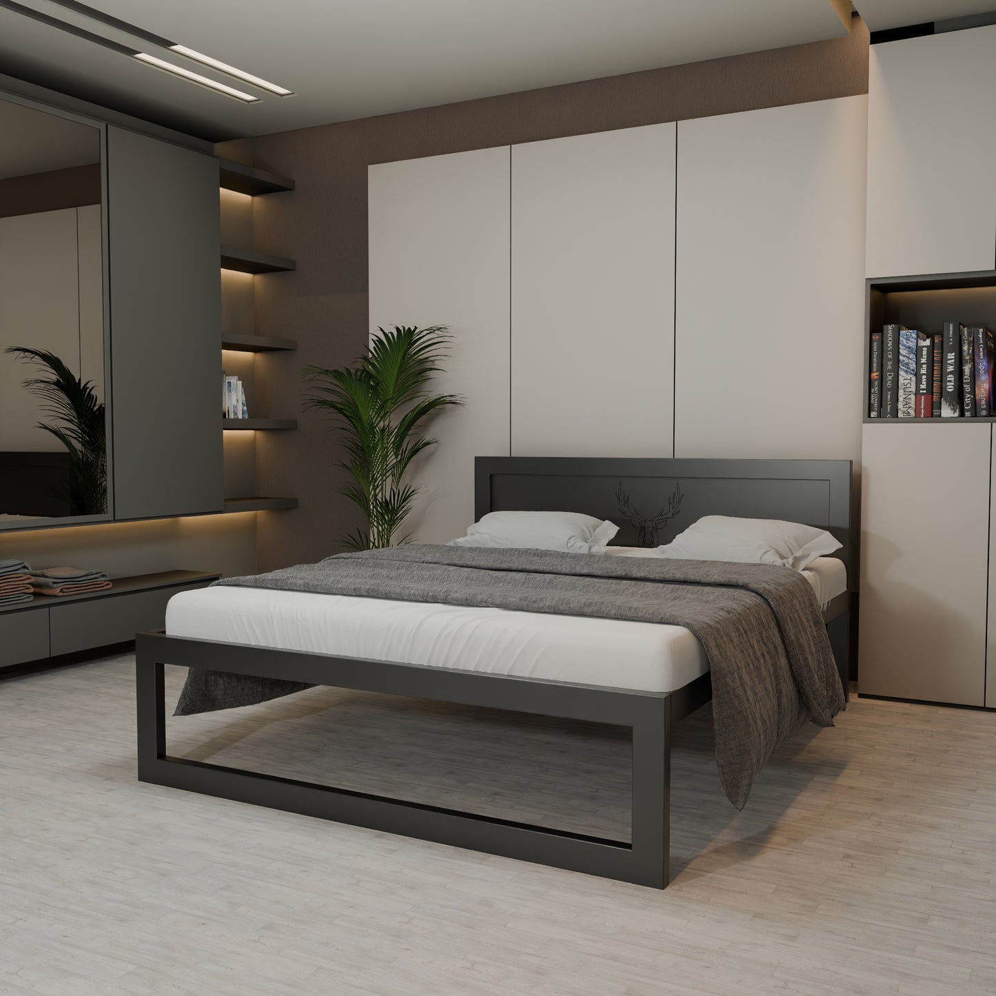Letto in metallo Kovová posteľ Ryka Standard M5