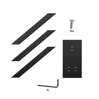 Gamba per tavolo in metallo Zaniah