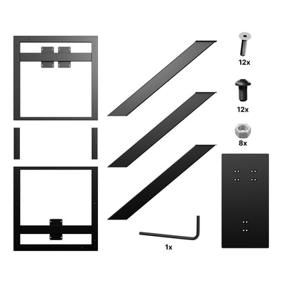 Gamba per tavolo in metallo Zaniah Frame